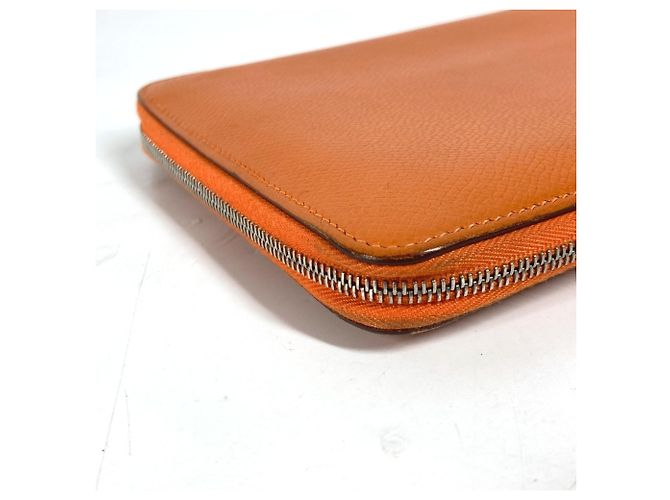 Hermès Hermes Azap Integral Langbörse Orange - Ansicht 5