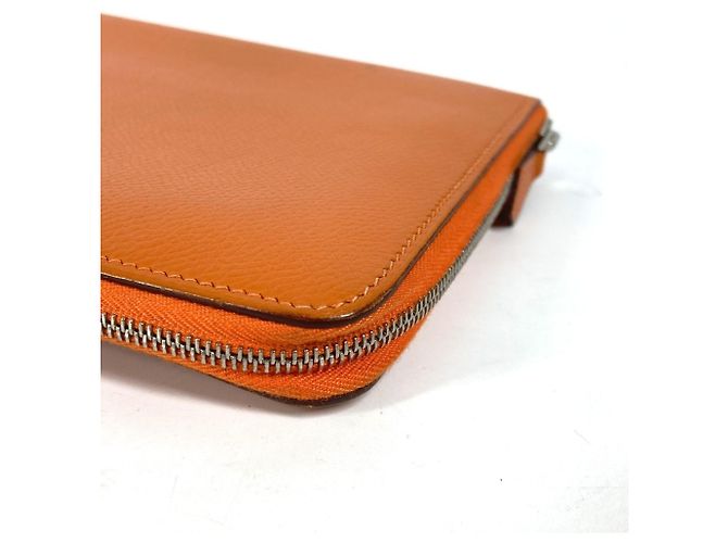 Hermès Hermes Azap Integral Langbörse Orange - Ansicht 6