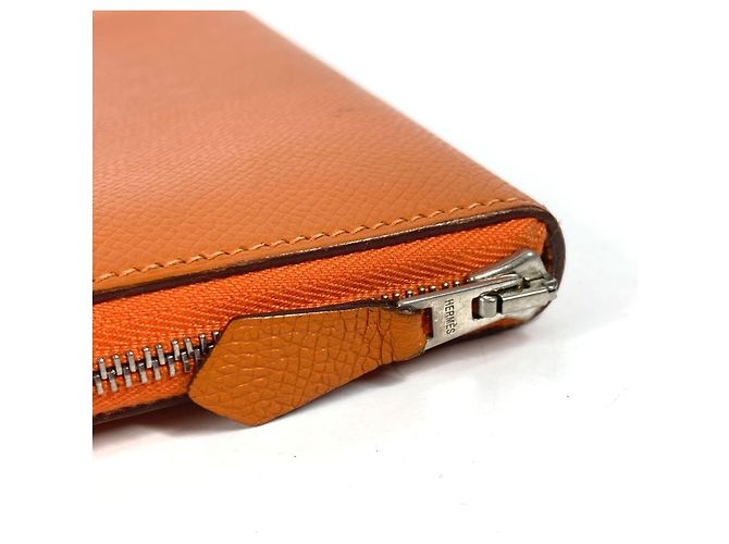 Hermès Hermes Azap Integral Langbörse Orange - Ansicht 7