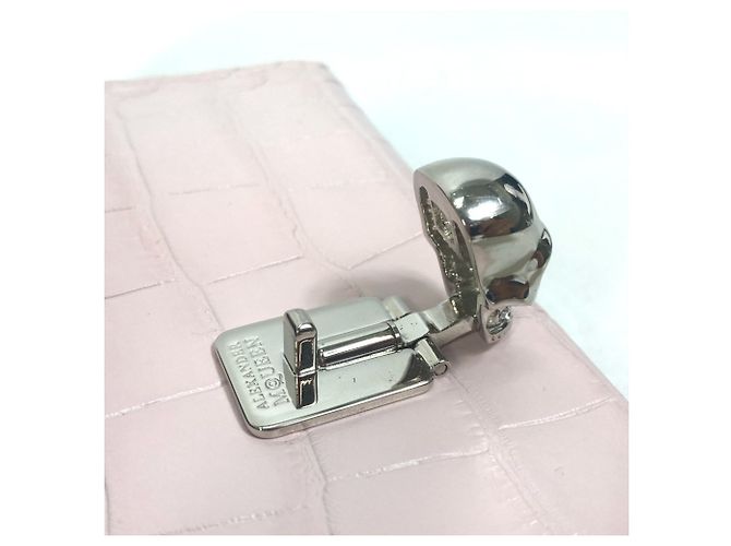 Cartera larga rosa con calavera de strass Alexander Wang - vista 9