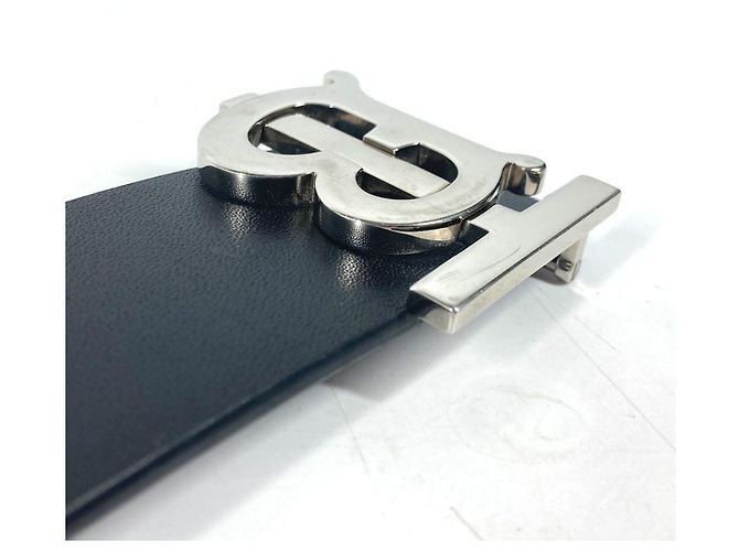 Burberry TB Logo Leather Men's Belt - view 8