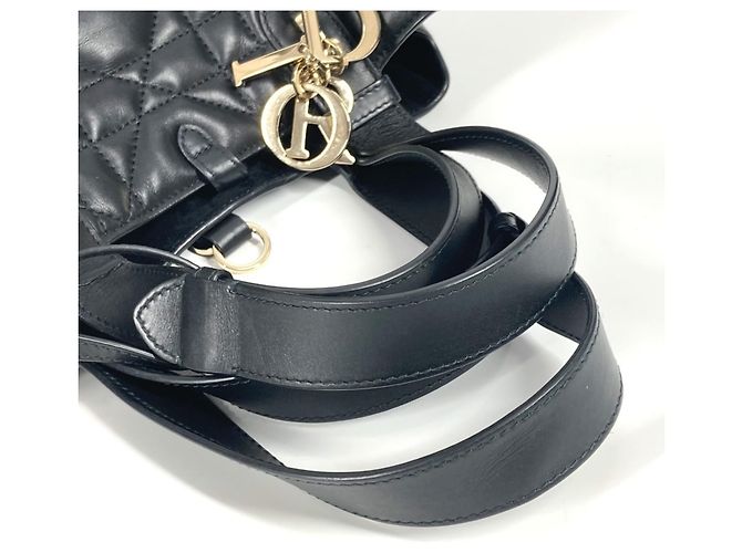 Borsa 2WAY Toujour Medium Tote di Christian Dior M2821OSHJ Nero - vista 10