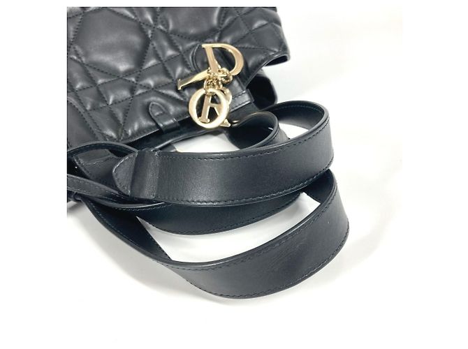 Borsa 2WAY Toujour Medium Tote di Christian Dior M2821OSHJ Nero - vista 8