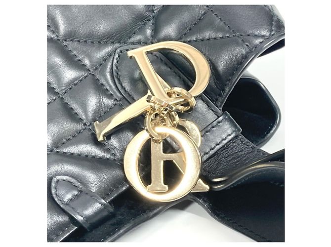 Borsa 2WAY Toujour Medium Tote di Christian Dior M2821OSHJ Nero - vista 9