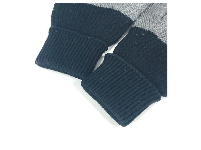 Christian Dior Bicolor CD Logo Gloves Brown Black - view 13