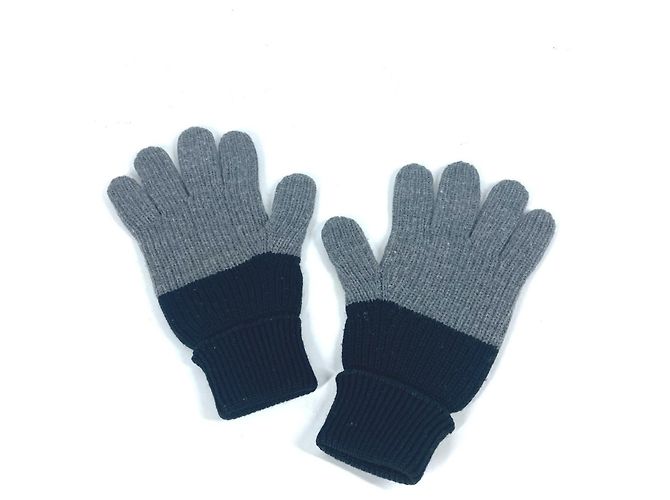 Christian Dior Bicolor CD Logo Gloves Brown Black - view 6