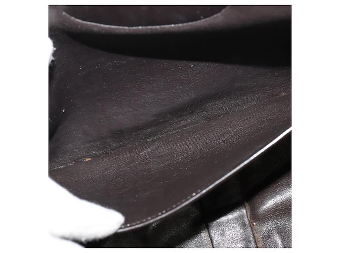 Borsa a spalla in tela Trotter Christian Dior marrone Auth JB006 - vista 20