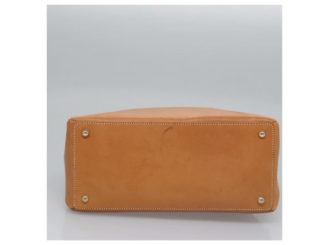 Céline Bolsa de mão em lona Macadam Celine C marrom dourado Auth mr1094 - vista 5