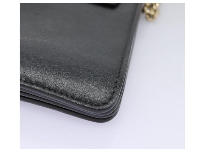 Chloé Borsa a Spalla Chloe Fay in Pelle Scamosciata Nera Auth KD130 Nero - vista 12