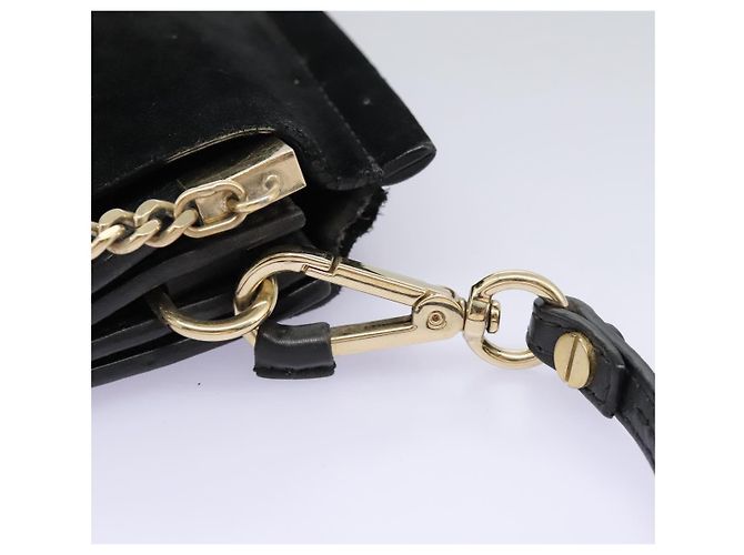 Chloé Borsa a Spalla Chloe Fay in Pelle Scamosciata Nera Auth KD130 Nero - vista 16