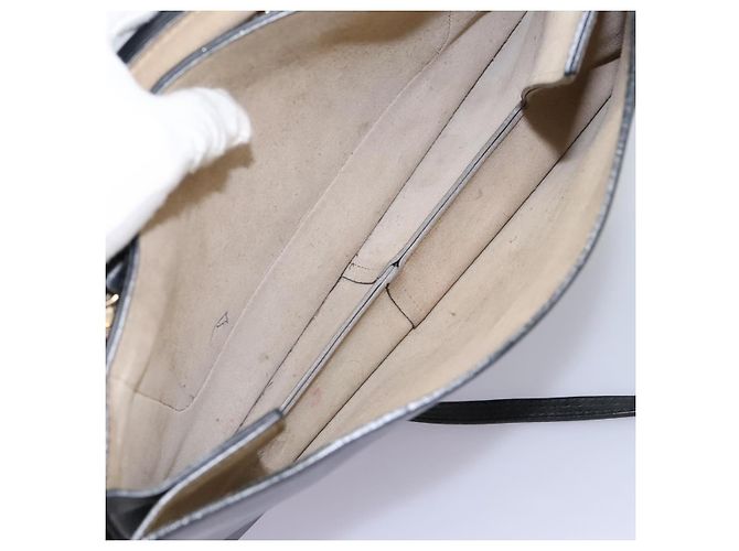 Chloé Borsa a Spalla Chloe Fay in Pelle Scamosciata Nera Auth KD130 Nero - vista 19
