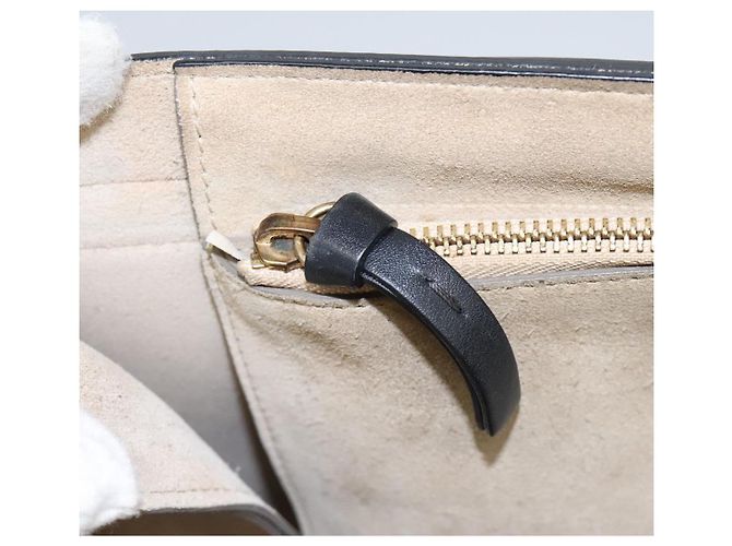 Chloé Borsa a Spalla Chloe Fay in Pelle Scamosciata Nera Auth KD130 Nero - vista 24