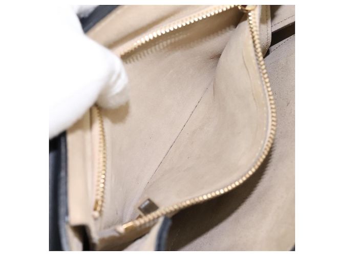 Chloé Borsa a Spalla Chloe Fay in Pelle Scamosciata Nera Auth KD130 Nero - vista 25
