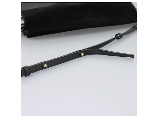 Chloé Borsa a Spalla Chloe Fay in Pelle Scamosciata Nera Auth KD130 Nero - vista 8