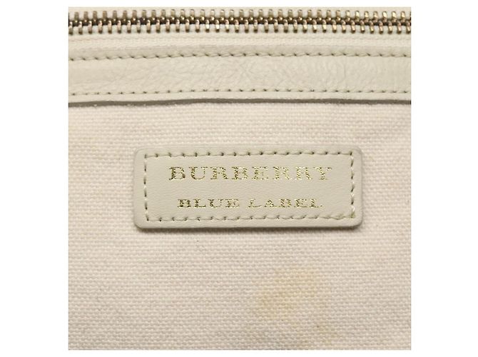 Borsa a spalla Burberry Blue Label in tela beige Auth ti2861 - vista 10