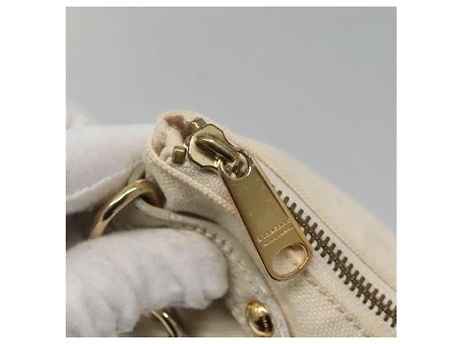 Borsa a spalla Burberry Blue Label in tela beige Auth ti2861 - vista 11