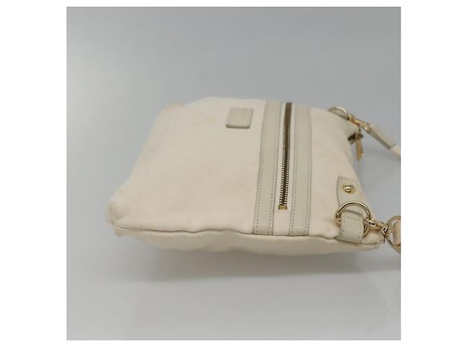 Borsa a spalla Burberry Blue Label in tela beige Auth ti2861 - vista 3