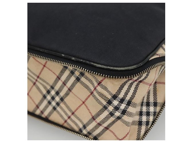 Borsa a mano in tela blu navy Burberry Blue Label Auth ti2805 - Ansicht 16