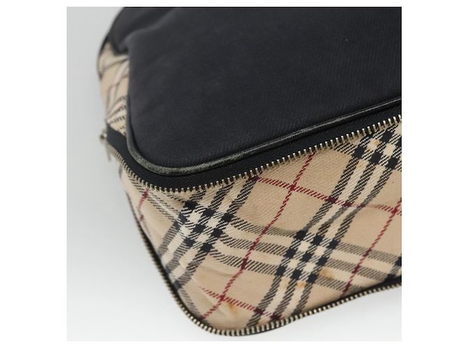 Borsa a mano in tela blu navy Burberry Blue Label Auth ti2805 - Ansicht 17