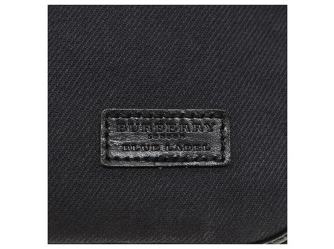 Borsa a mano in tela blu navy Burberry Blue Label Auth ti2805 - Ansicht 18