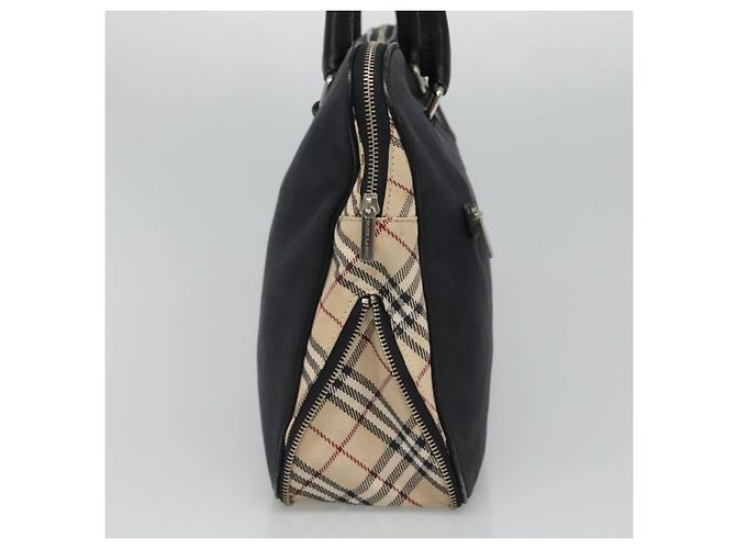 Borsa a mano in tela blu navy Burberry Blue Label Auth ti2805 - Ansicht 3