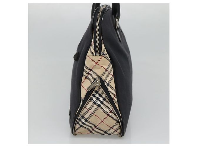 Borsa a mano in tela blu navy Burberry Blue Label Auth ti2805 - Ansicht 4