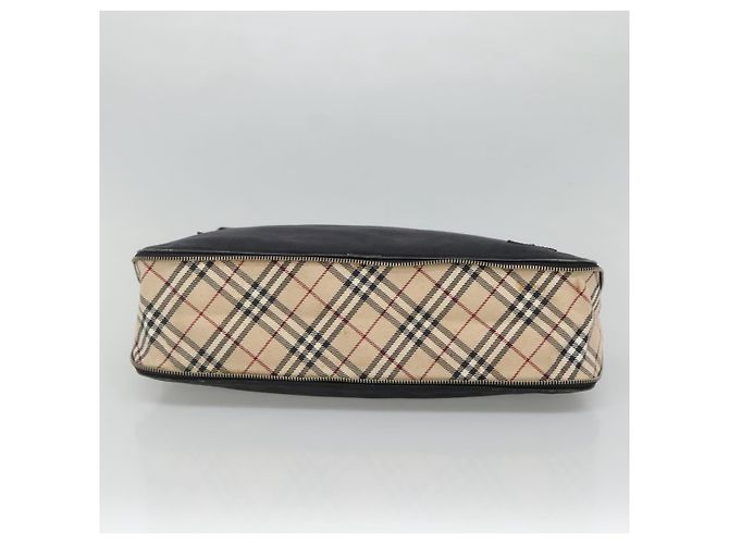 Borsa a mano in tela blu navy Burberry Blue Label Auth ti2805 - Ansicht 5