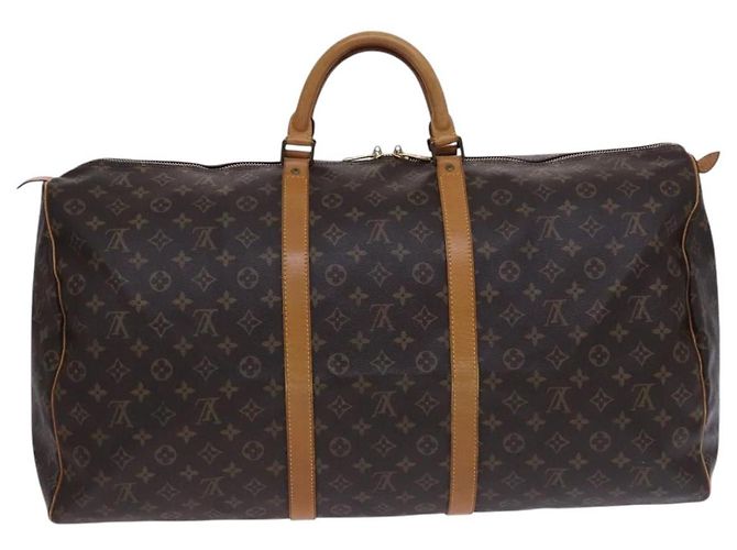 LOUIS VUITTON Monogram Keepall 60 Borsa Boston M41422 LV Auth 113321 Monogramma - vista 2