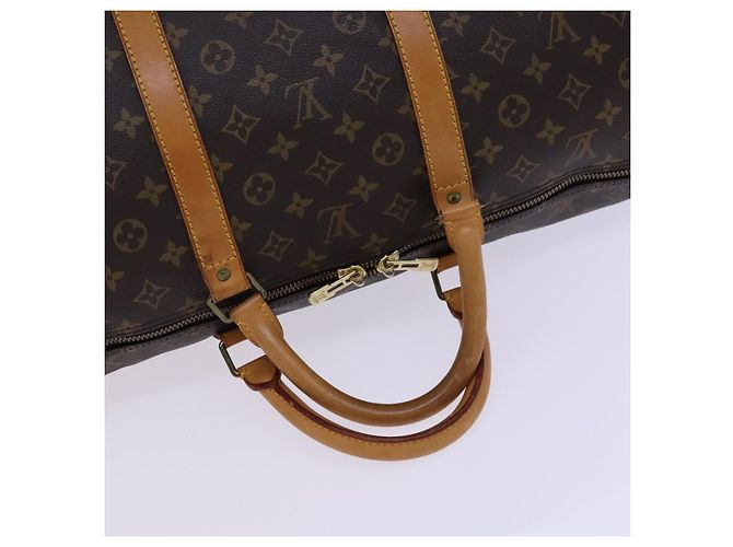 LOUIS VUITTON Monogram Keepall 60 Borsa Boston M41422 LV Auth 113321 Monogramma - vista 7