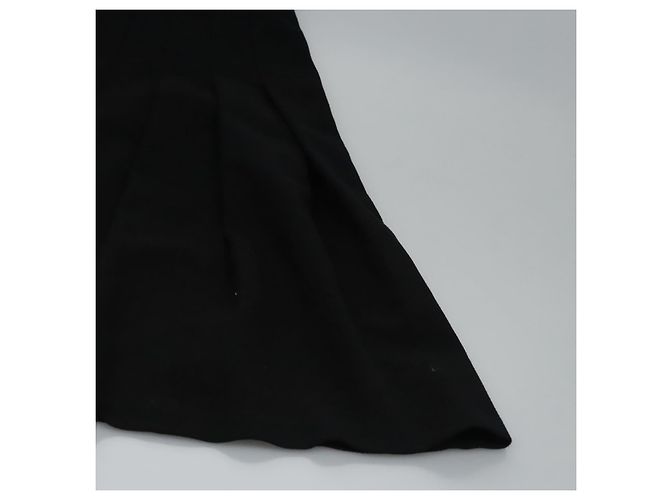 Falda CHANEL de algodón negra CC Auth ac3620 Negro - vista 11