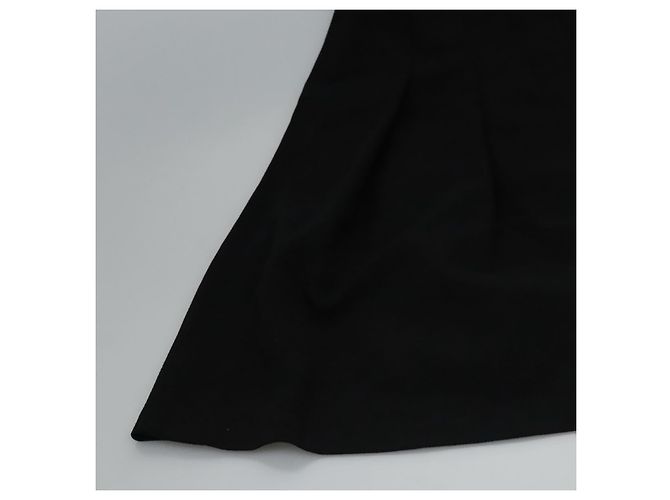 Falda CHANEL de algodón negra CC Auth ac3620 Negro - vista 5