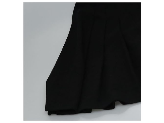 Falda CHANEL de algodón negra CC Auth ac3620 Negro - vista 9