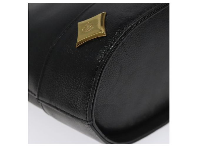 Borsa MCM in pelle nera e oro Auth yk17655 Nero D'oro - vista 11