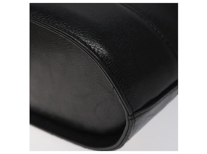 Borsa MCM in pelle nera e oro Auth yk17655 Nero D'oro - vista 12