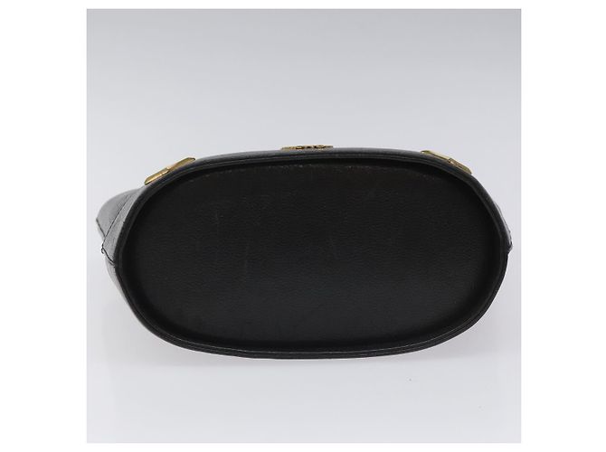 Borsa MCM in pelle nera e oro Auth yk17655 Nero D'oro - vista 9