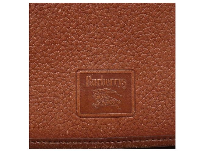 Autre Marque Bolso de Hombro Burberrys de Cuero Marrón Auth ti2845 - vista 10