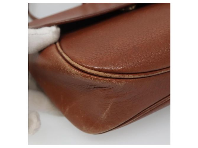 Autre Marque Bolso de Hombro Burberrys de Cuero Marrón Auth ti2845 - vista 14