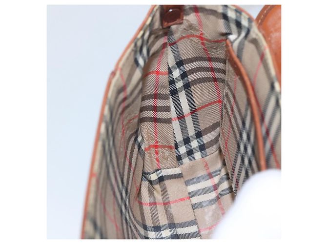 Autre Marque Bolso de Hombro Burberrys de Cuero Marrón Auth ti2845 - vista 18