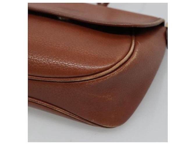 Autre Marque Bolso de Hombro Burberrys de Cuero Marrón Auth ti2845 - vista 9