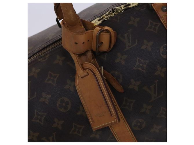 LOUIS VUITTON Monogram Keepall 55 Borsa Boston M41424 LV Auth EC242 Monogramma - vista 19