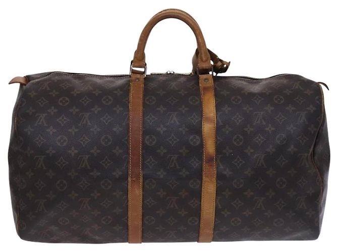 LOUIS VUITTON Monogram Keepall 55 Borsa Boston M41424 LV Auth EC242 Monogramma - vista 2