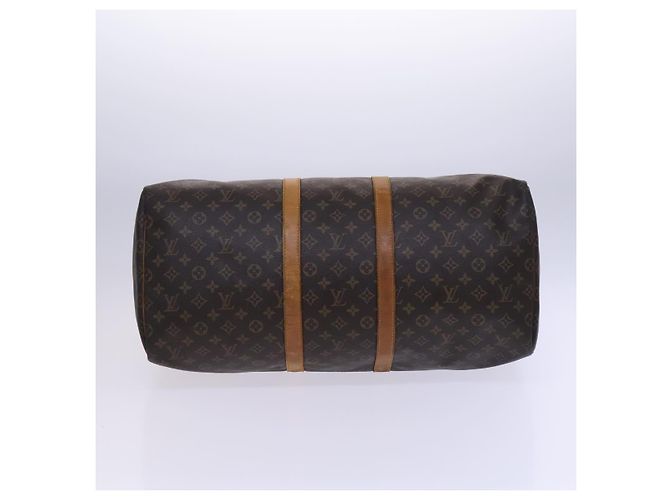 LOUIS VUITTON Monogram Keepall 55 Borsa Boston M41424 LV Auth EC242 Monogramma - vista 5