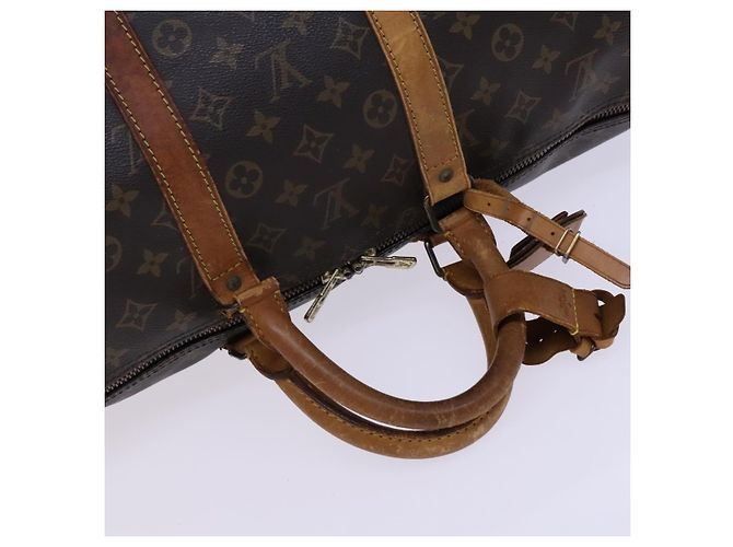 LOUIS VUITTON Monogram Keepall 55 Borsa Boston M41424 LV Auth EC242 Monogramma - vista 7