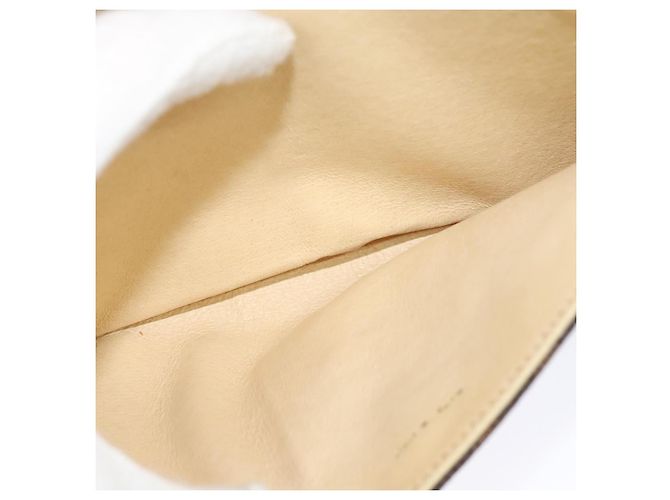 Céline Borsa a spalla in tela Macadam CELINE in pelle PVC marrone oro Auth 112874 D'oro - vista 21
