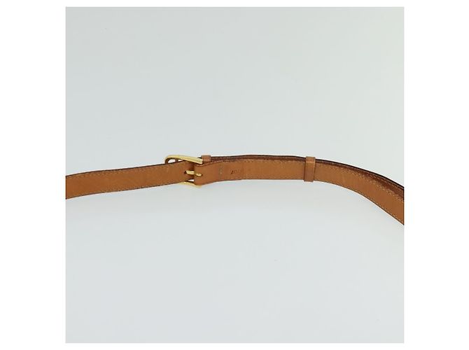 Céline Borsa a spalla in tela Macadam CELINE in pelle PVC marrone oro Auth 112874 D'oro - vista 8