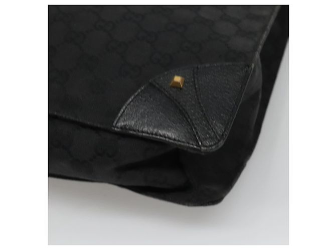 GUCCI GG Canvas Tote Bag Schwarz 120898 Auth nb109 - Ansicht 10