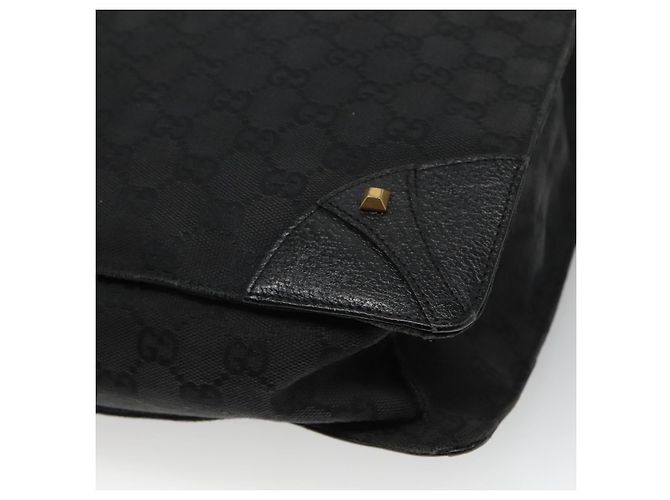 GUCCI GG Canvas Tote Bag Schwarz 120898 Auth nb109 - Ansicht 12