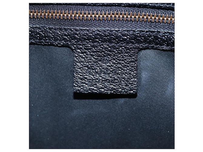 GUCCI GG Canvas Tote Bag Schwarz 120898 Auth nb109 - Ansicht 14