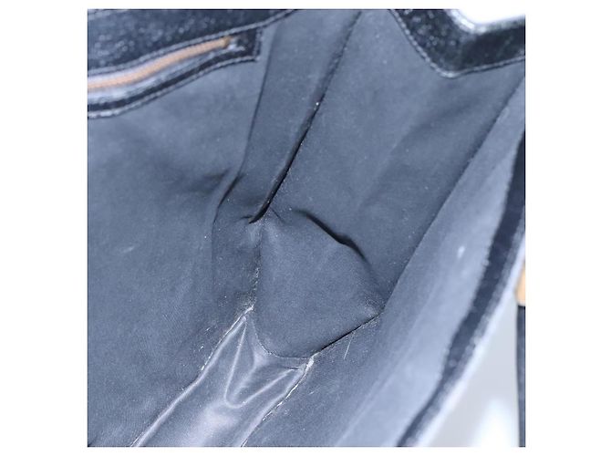 GUCCI GG Canvas Tote Bag Schwarz 120898 Auth nb109 - Ansicht 16