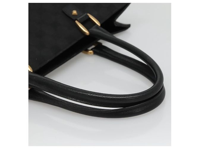 GUCCI GG Canvas Tote Bag Schwarz 120898 Auth nb109 - Ansicht 7